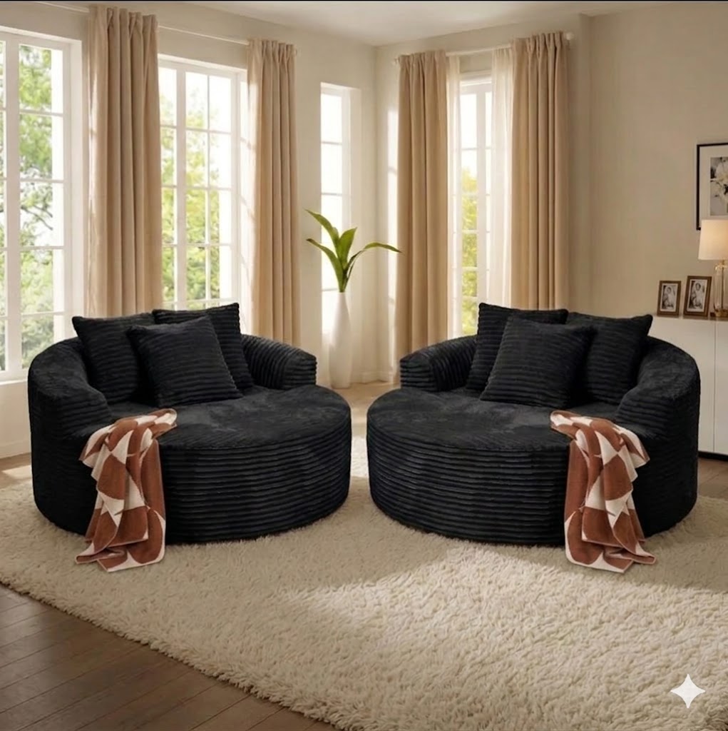 2x Fauteuil Rond Vireona CloudCore